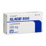 KLACID 500 MG TAB 20 S