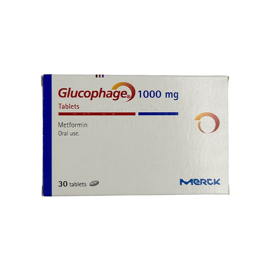 GLUCOPHAGE XR 1000 MG TAB 30 S