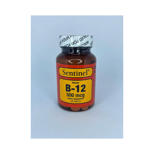 SENTINEL VITAMIN B 12 500 MCG TAB 100 S