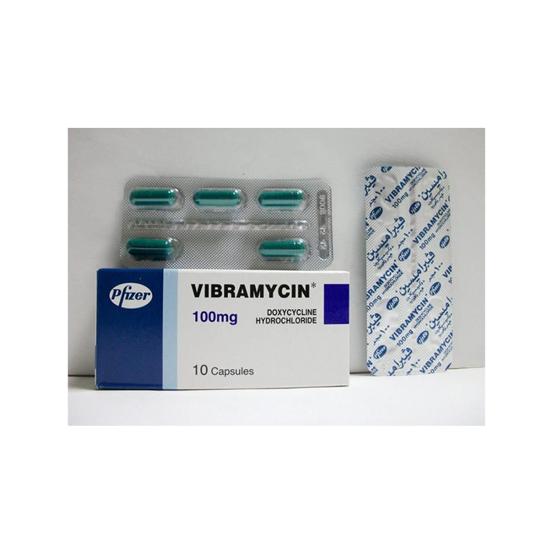 VIBRAMYCIN 100 MG TAB 10 S