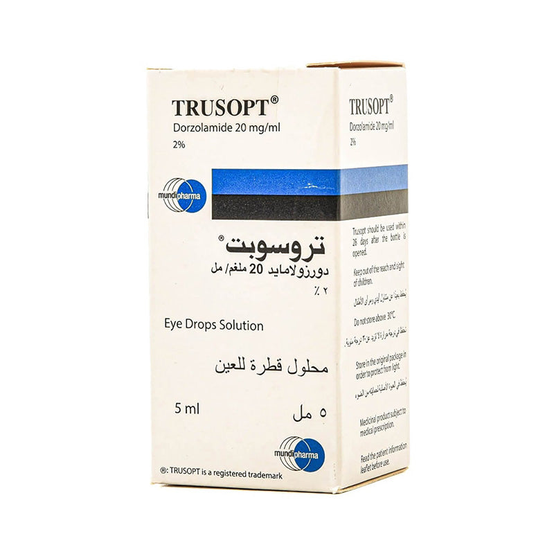 TRUSOPT 2% EYE DROP 5 ML