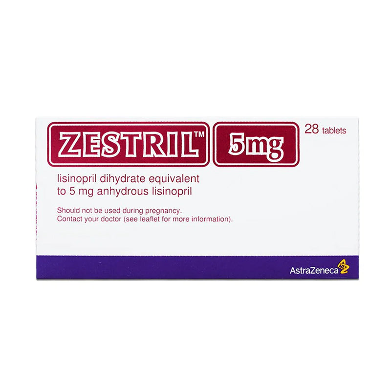 ZESTRIL 5 MG TAB 28 S