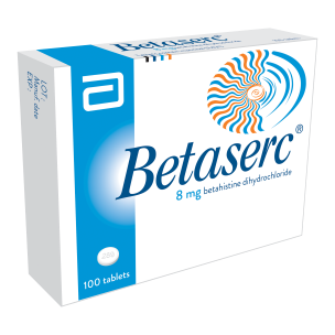 BETASERC 8 MG TAB 100 S