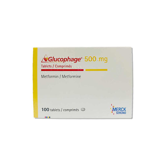 GLUCOPHAGE 500 MG TAB 100 S