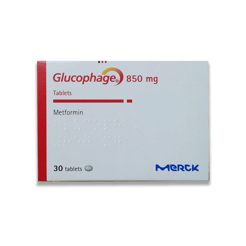 GLUCOPHAGE 850 MG TAB 30 S