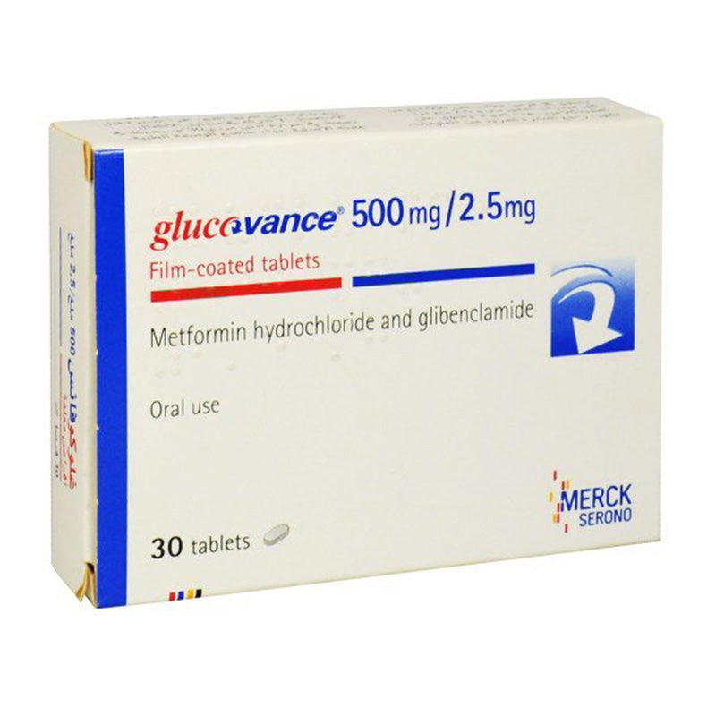 GLUCOVANCE 500 MG / 2.5 MG TAB