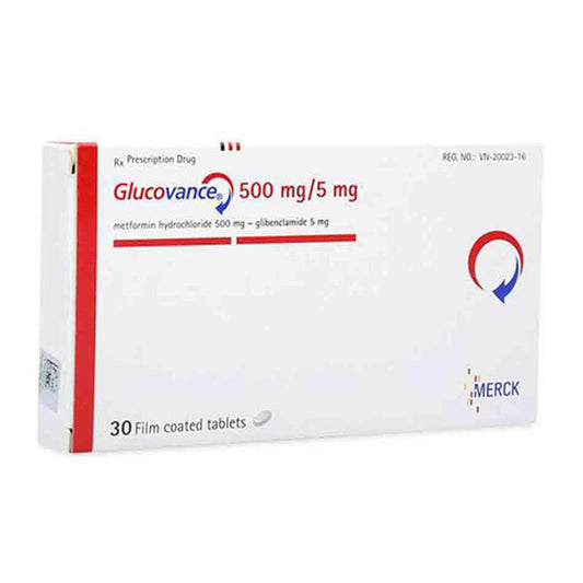 GLUCOVANCE 500 MG / 5 MG TAB 30 S