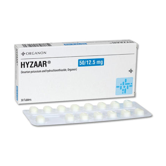 HYZAAR 50/12.5 MG TAB 30 S