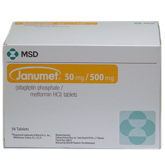 JANUMET 50/500 MG TAB 56 S