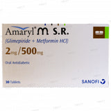 AMARYL M SR 2 MG/500 MG 30S