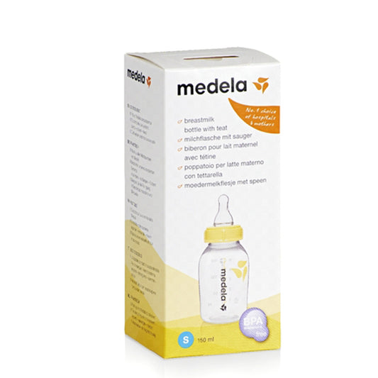 MEDELA BREASTMILK BOTTLE WITH TEAT 150 ML