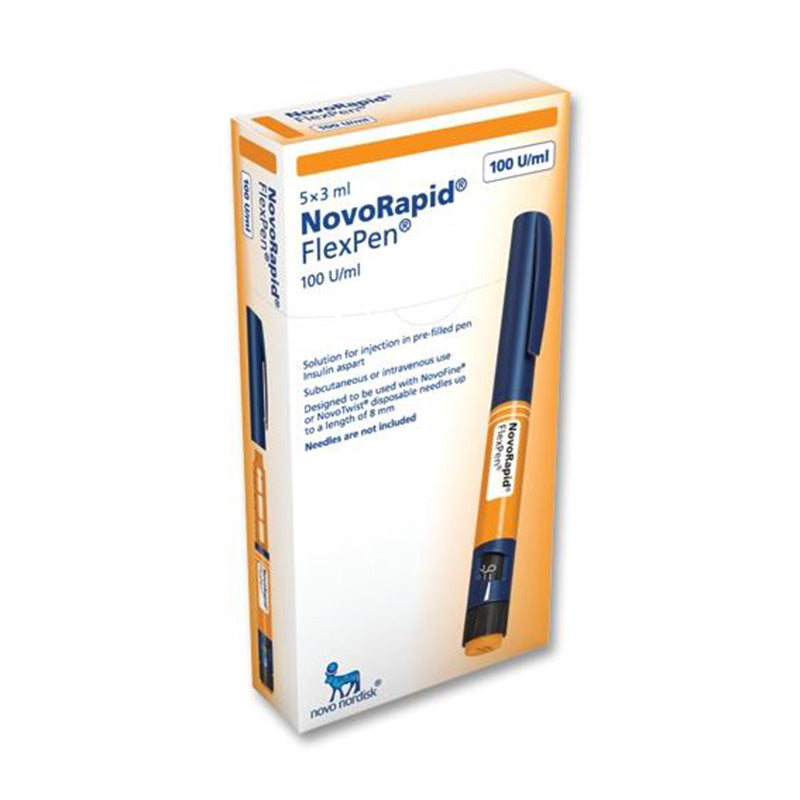 NOVORAPID FLEXPEN 5X3 ML 100 IU/