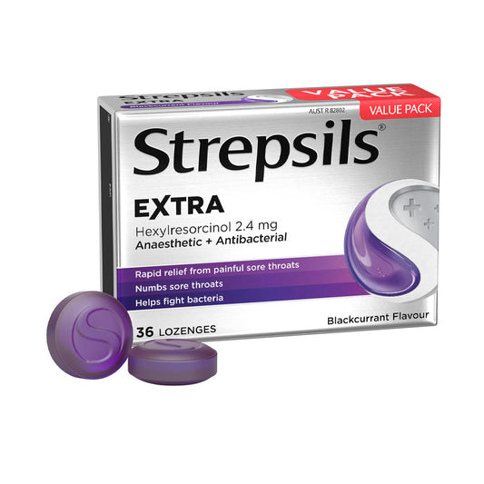 STREPSILS EXTRA BLACK CURRANT 36 S