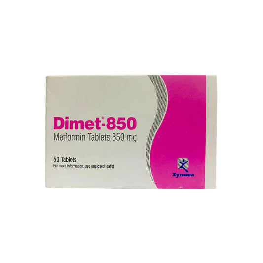 DIMET 850 MG TAB 50 S