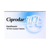 CIPRODAR 500 MG 10 S