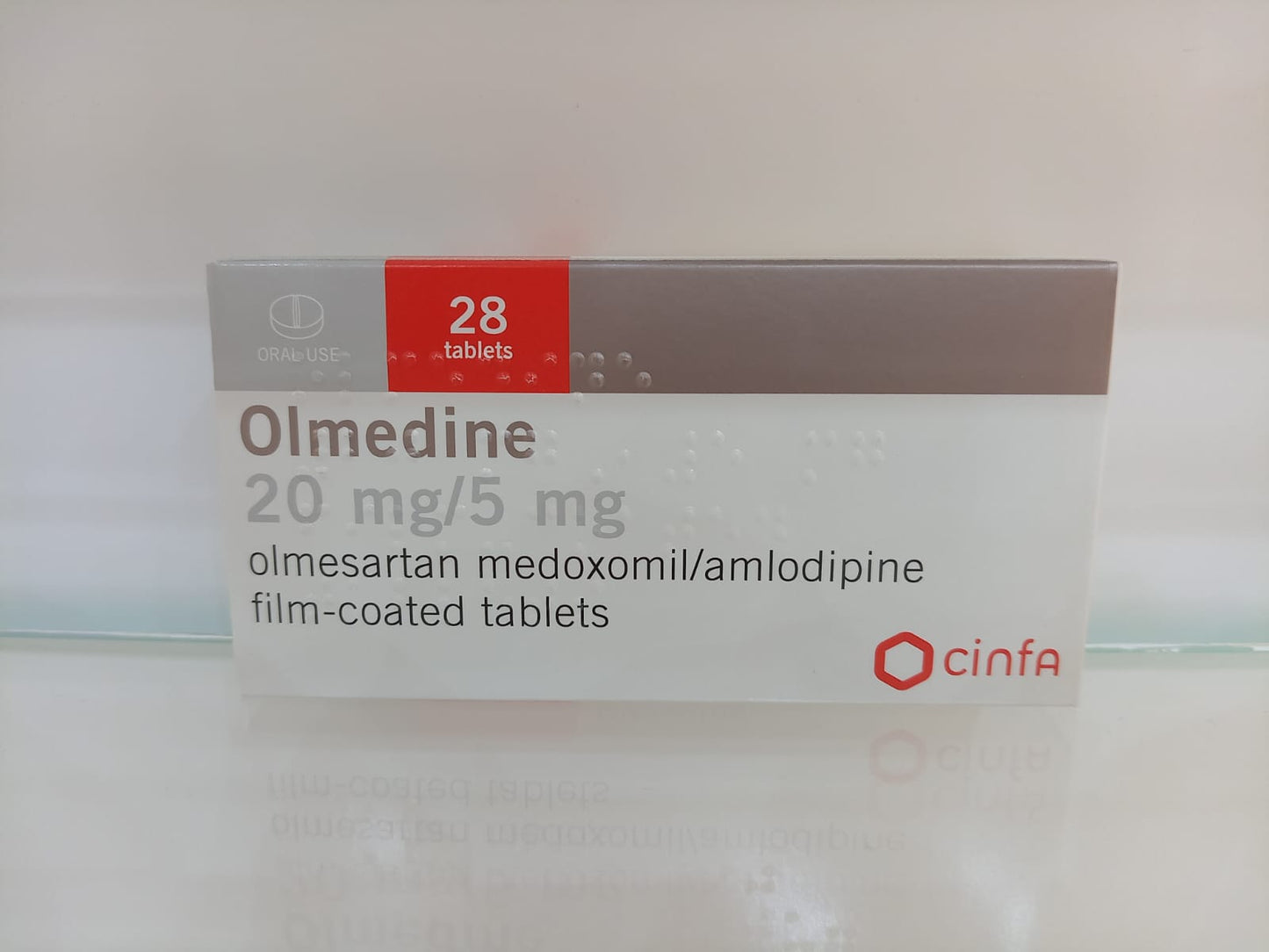 OLMEDINE 20 / 5 MG TAB 28 S