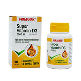 WALMARK SUPER VITAMIN D3 2000IU CAP 30 S