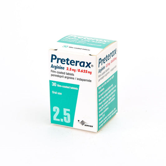 PRETERAX ARGININE 2.5 MG/0.625M