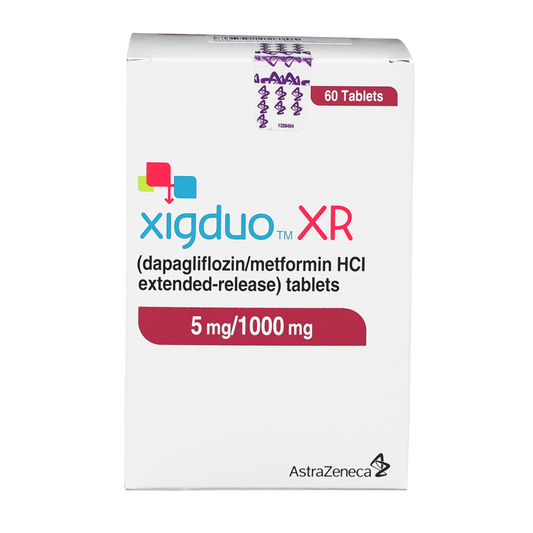 XIGDUO XR 5/1000 MG TAB 60 S