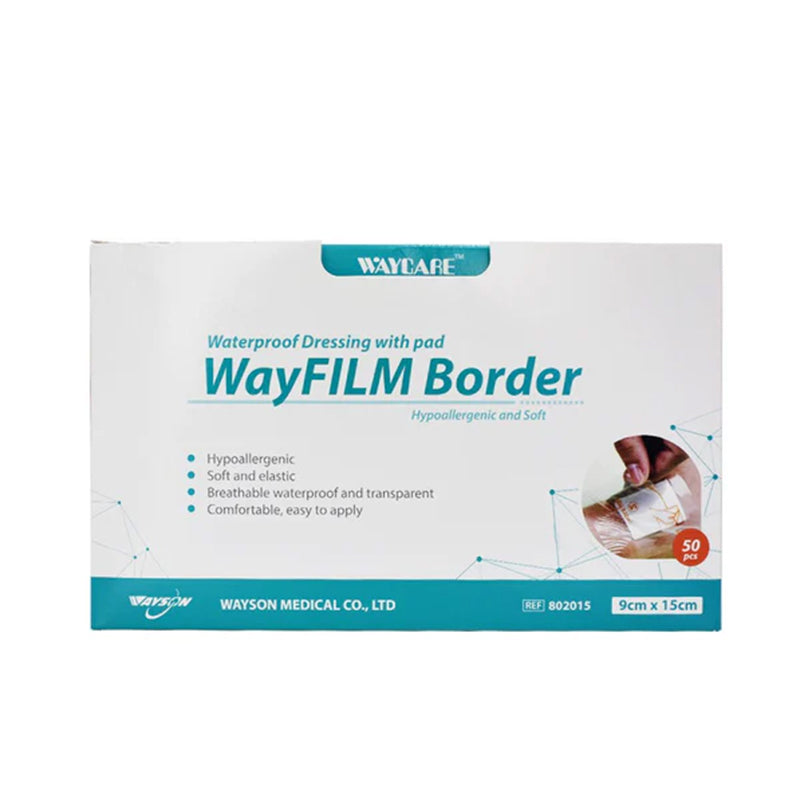 WAYCARE ADH DRESSING 9 X 15 CM W/P - 802015- 50 S