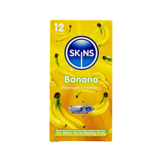 SKINS BANANA FLAVOURED CONDOMS 12 S