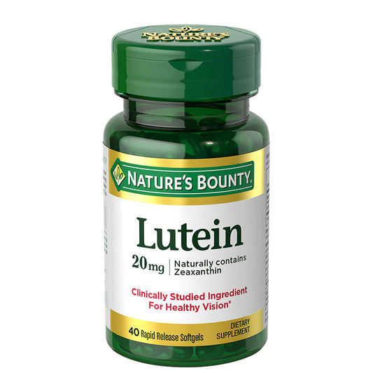 NATURES BOUNTY LUTEIN 20 MG SOFTGEL 40 S