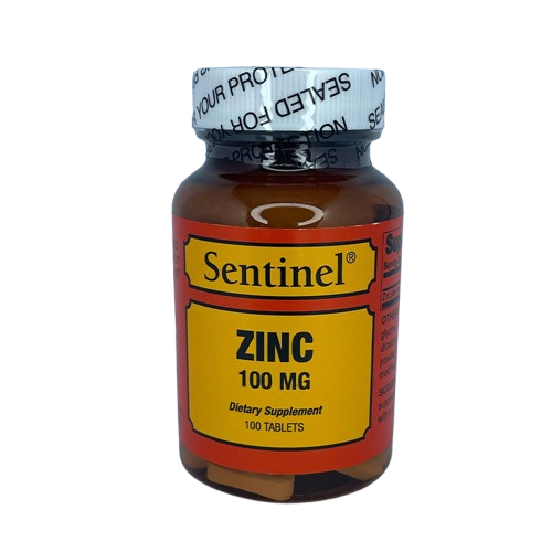 SENTINEL ZINC 100 MG TAB 100 S