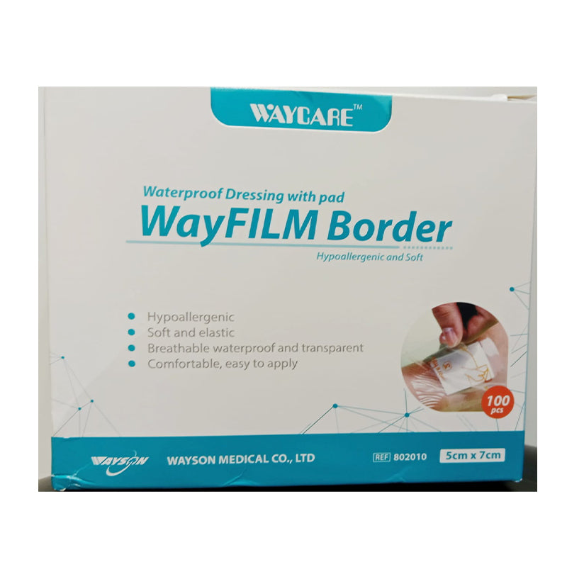 WAYCARE ADH DRESSING W/PROOF 5 X 7CM 802010-100 S