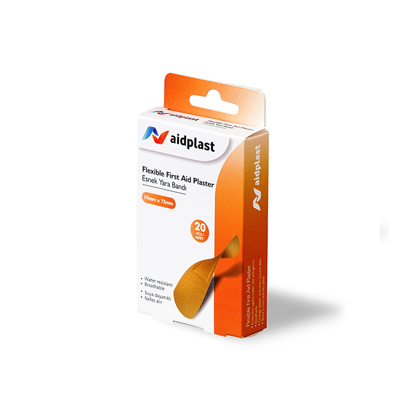 AIDPLAST 19MMX72MM TEXTILE FIRST AID PLASTER