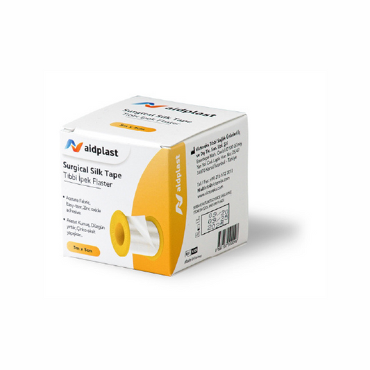 AIDPLAST 5MX2.5CM SURGICAL SILK TAPE