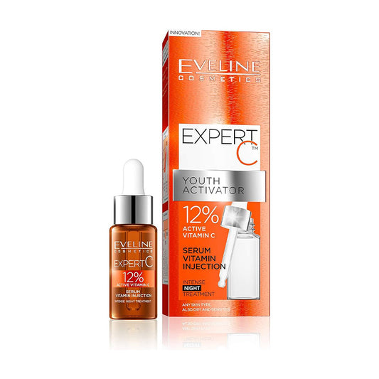 EVELINE EXPERT C SERUM VITAMIN INJ 18ML 12%