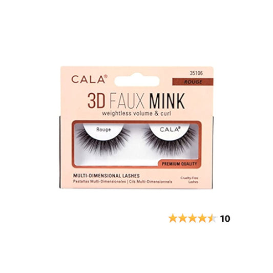 CALA-3D FAUX MINK LASHES ROUGE-35106