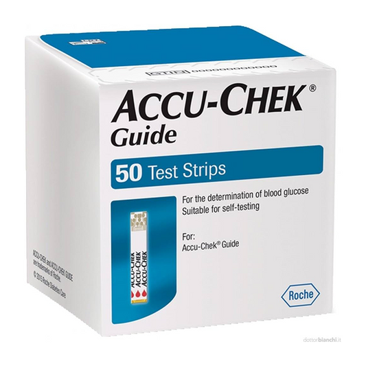 ACCU CHECK GUIDE TEST STRIP 50