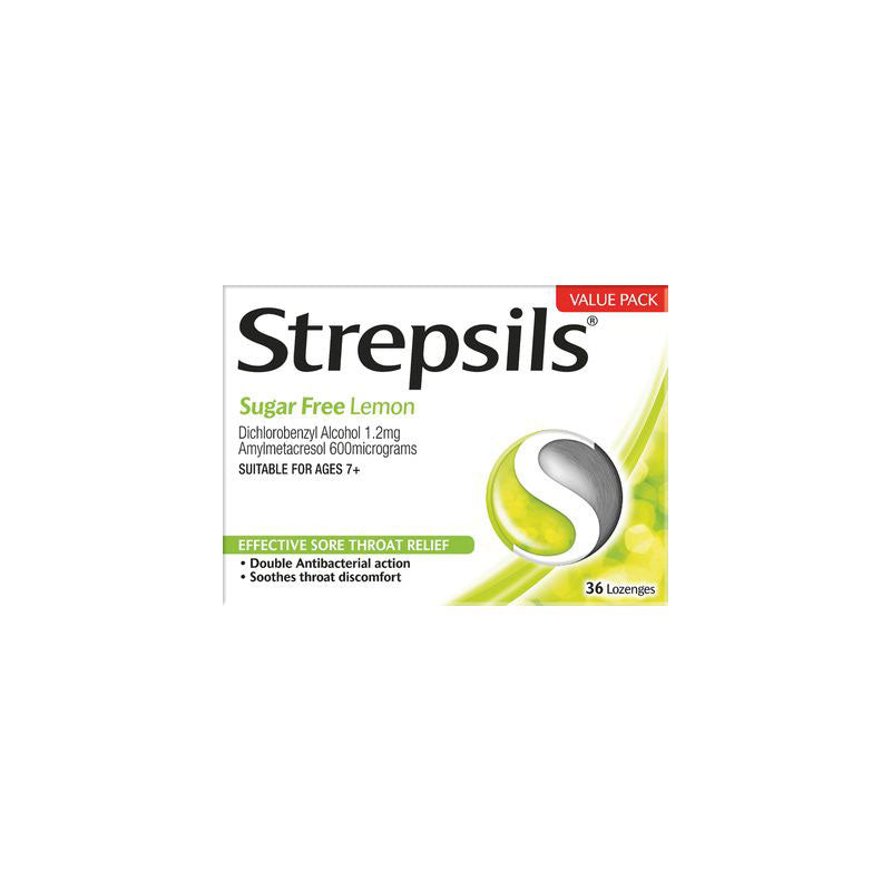 STREPSILS LEMON SUFARFREE 36S