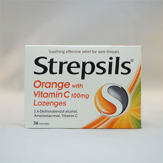 STREPSILS ORANGE WITH VITAMIN C 36 S