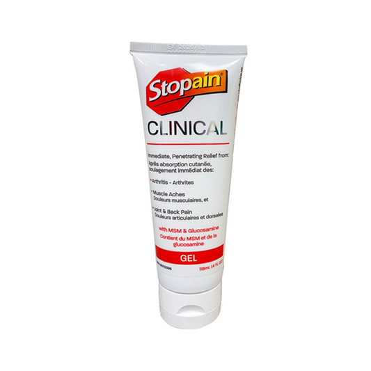 STOPAIN CLINICAL-MENTHOL GEL TUBE- 4 OZ