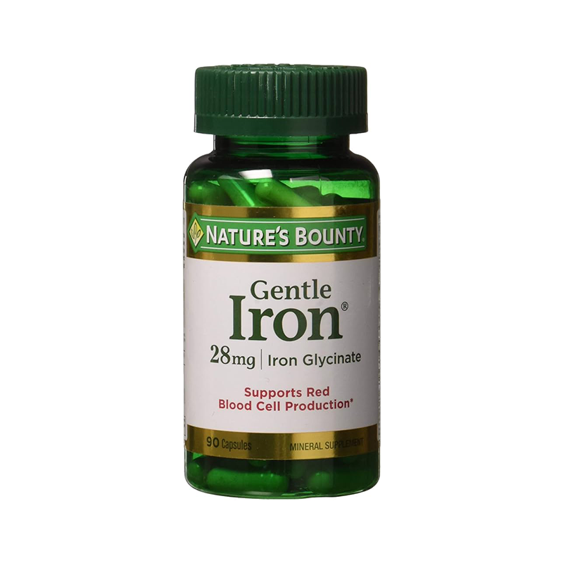 NATURE S BOUNTY GENTLE IRON 28 MG CAP 90 S