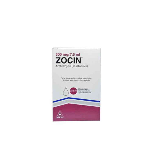 ZOCIN 300 MG / 7.5 ML SUSPENSION 22.5 ML