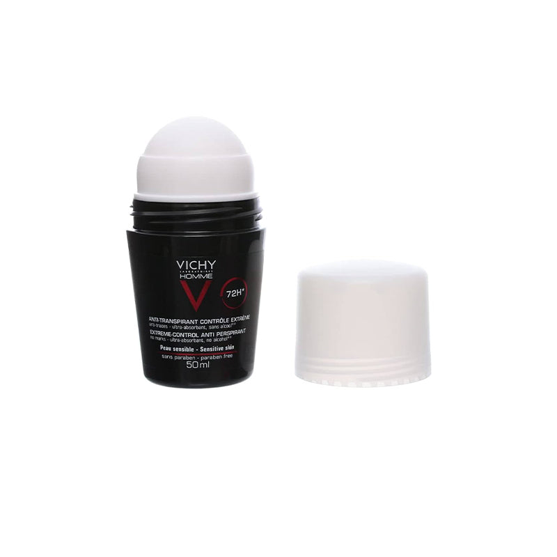 VICHY DEO EXTREME CONTROL ROLL ON MEN (ALL BLACK)72 H 50 ML