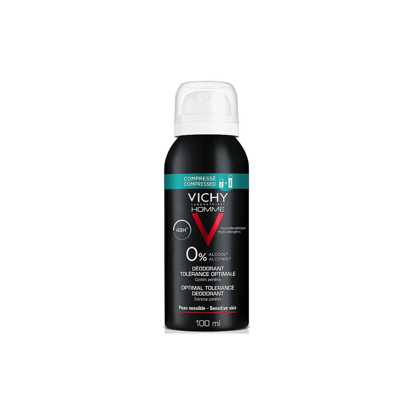 VICHY HOMME OPTIMAL TOLERANCE 48 H SPRAY 100 ML