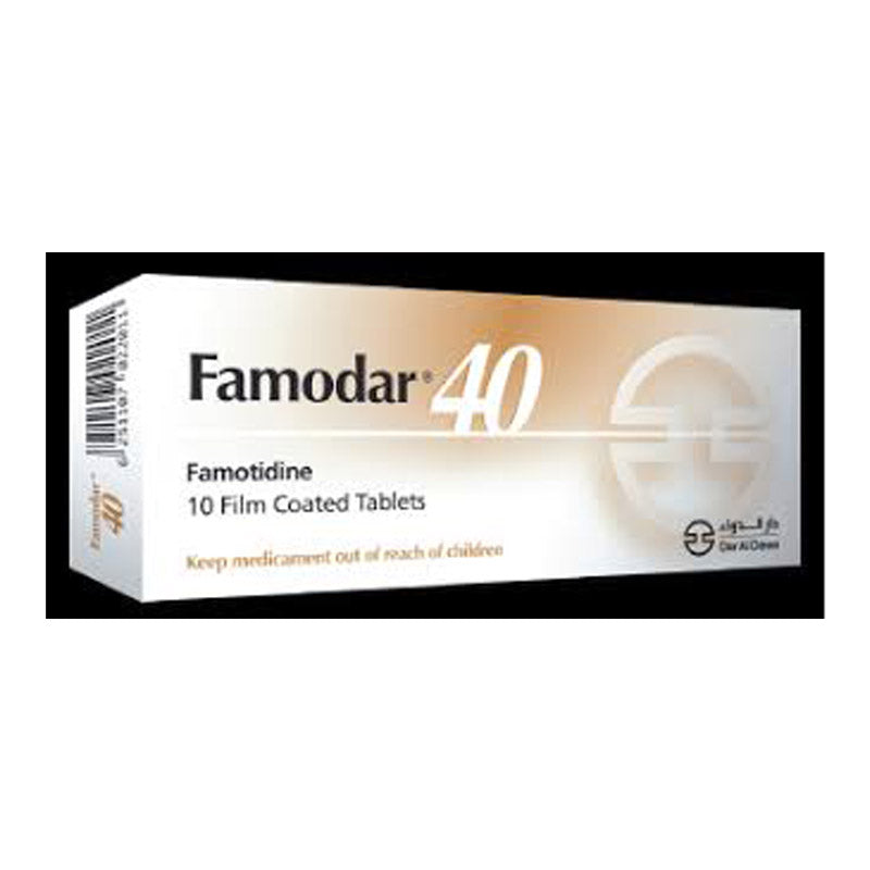 FAMODAR 40 MG TAB 10 S