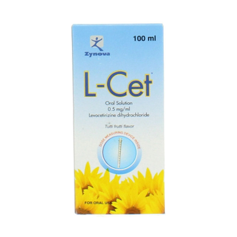 L CET ORAL SOLUTION 100 ML