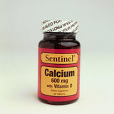 SENTINEL CALCIUM CARBONATE 600 MG TABLETS