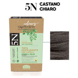 CAPELVENERE PERMANENT HAIR DYE - LIGHT BROWN 5N