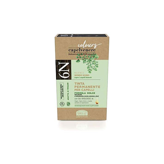 CAPELVENERE PERMANENT HAIR DYE - DARK BLONDE 6N