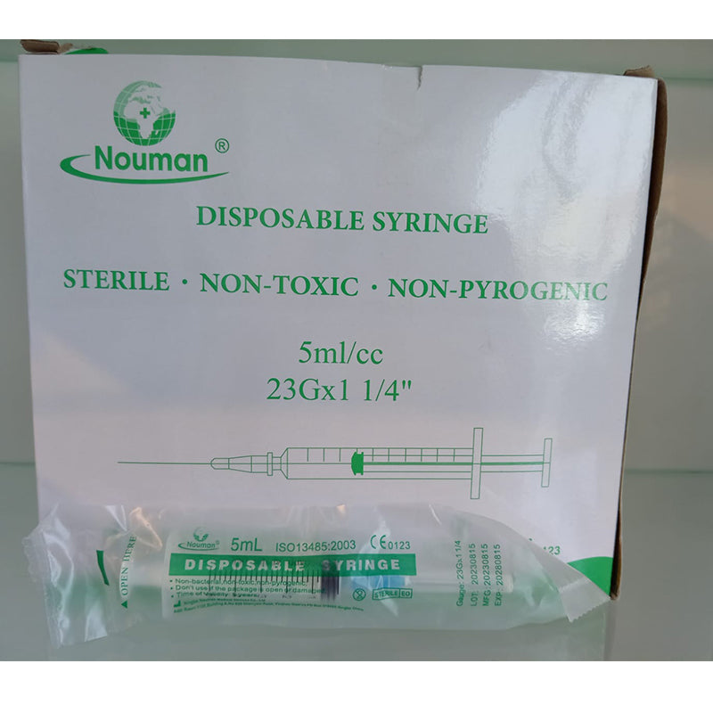 NUMAN SYRINGE 5 ML 100'S