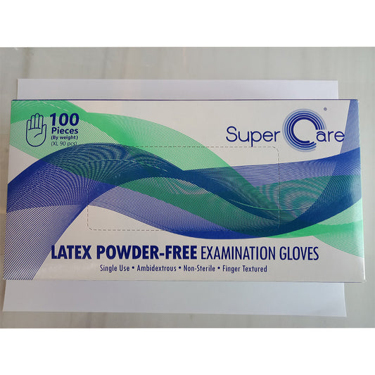 NUMAN LATEX EXAM:GLOVES XSMALL 100'S POWDER FREE