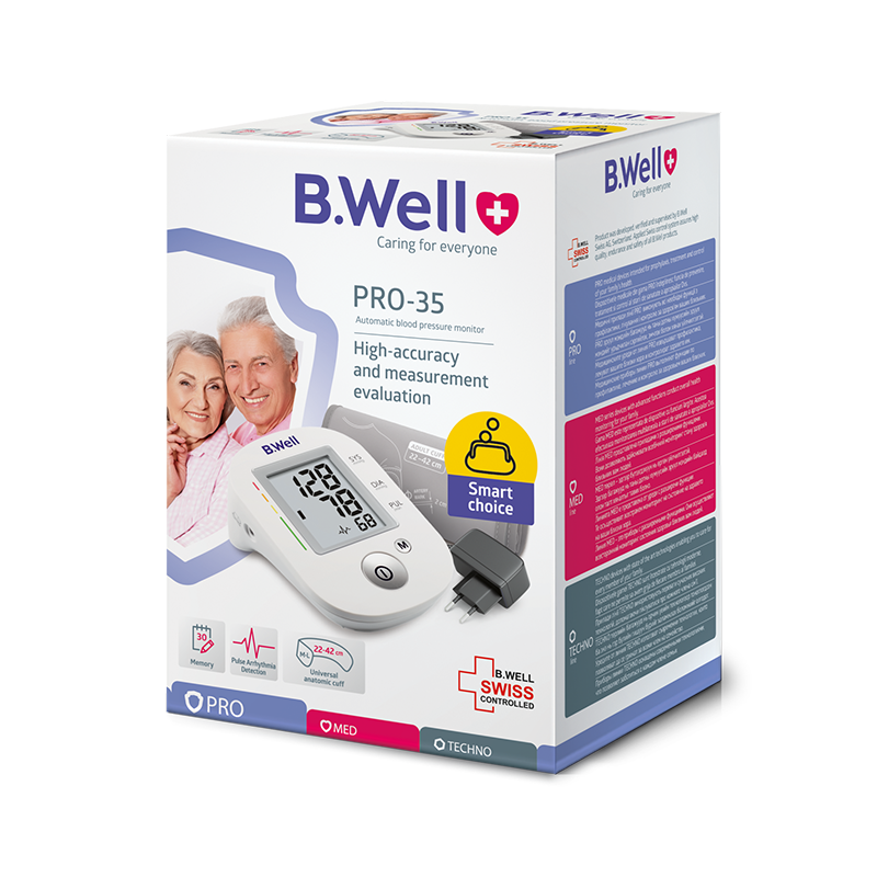 B- WELL AUTOMATIC BP MONITOR PRO 35