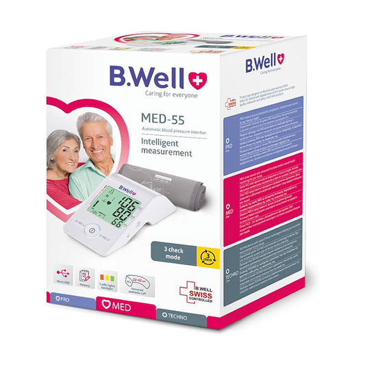 B WELL AUTOMATIC BP MONITOR MED 55