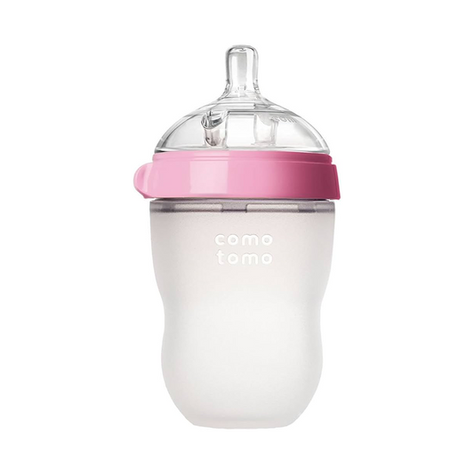 COMOTOMO SFT HYG SIL BABY BTL PINK N WHITE 150ML